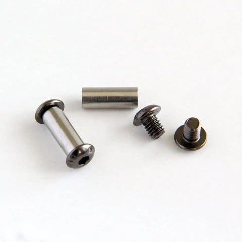 Knife Handle Hardware Kit Ten Pcs Bolt Rivets And Screws Fasteners For Knives Diy Knife Makers M4 Round Hex Head Nuts shown