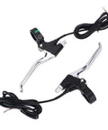 Aluminum Bicycle Brake Lever Set Left And Right For 22.5mm Handlebars Wired Cables Compatible With Mountain And Road Bikes Durable Alloy