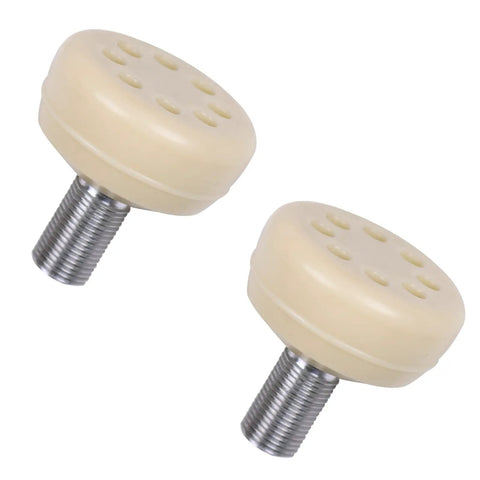 Rubber Roller Skate Toe Stops 2 Pack for Easy Front Mount Brakes That Grip Any Surface