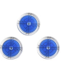3pcs Circular for spirit Level 32mm mini Round Bubble Gauge High Transparency for acrylic with blue fluid