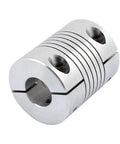 Beefy 14Mm To 12Mm Shaft Coupling For Stepper Motors, 40X32Mm Aluminum Alloy Joint Connector, Screw Clamp Design, Close-up