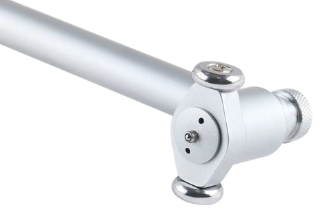 Accusize dial bore gauge side view, silver metal with 6-inch stem.