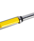 Top Bearing Flush Trim Router Bit For Woodworking Pro Grade Cut Industrial Grade Straight Flute Built Tough Heavy Duty Performance For Electric Routers And Engraving Machines with yellow carbide blade and steel shank