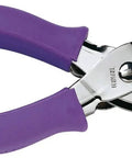 One Sixteenth Inch Circle Hole Punch With Ergonomic Cushioned Grip For Quick Crafting, Scrapbooking Decor, Tag Hanging, Confetti, And Purple Accent For All Your DIY Projects, stainless steel body with purple handle