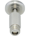Badass Spring Plunger With Fine Thread M10x1 And Coarse Thread M8 Index Bolt Pin Screw close-up view of durable stainless steel pin for heavy machinery work.