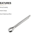 5mm X 35mm Cotter Pins Pack For Machinery, 304 Stainless Steel Hairpin Fasteners, shown with durability features