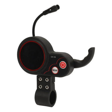 Electric Scooter LCD Display Panel with USB Port and 6 Pin Connector, Replacement Thumb Throttle Controller, Waterproof ABS Dashboard
