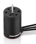 Quicrun 2435SL G3 4500KV Brushless RC Motor, black finish, for 1/16 and 1/18 scale on-road and off-road models, 4 pole rotor