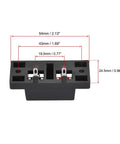 Two Way Spring Speaker Terminal Clip Push Release Connector Five Pack WP2 10 Wire Terminals Strip Block Spring Loaded