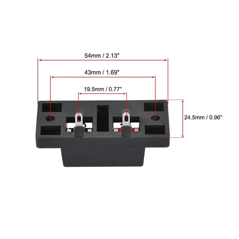 Two Way Spring Speaker Terminal Clip Push Release Connector Five Pack WP2 10 Wire Terminals Strip Block Spring Loaded