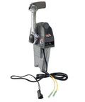 Remote Throttle And Shift Control Box For Evinrude Johnson Outboard Motors 5006182 in silver with attached wiring