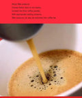Coffee being poured into a cup, showcasing the use of a 5 Bar High Pressure Coffee Machine With Foam Function For Smooth Lattes And Rich Espressos.