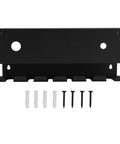 Wall Mount Pressure Washer Rack With One Quarter Inch Quick Connect, carbon steel organizer with screws and anchors included.