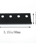 Durable Carbon Steel L Shaped Rail Connector For Sliding Barn Door Tracks L Rail Adapter Reliable Home Improvement Hardware