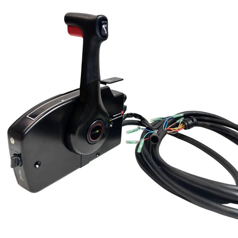 Outboard Throttle Remote Control Right Side Mount With 10 Pin Connector, Ultra Smooth Forward And Reverse Shifting, Secure Cord Clip