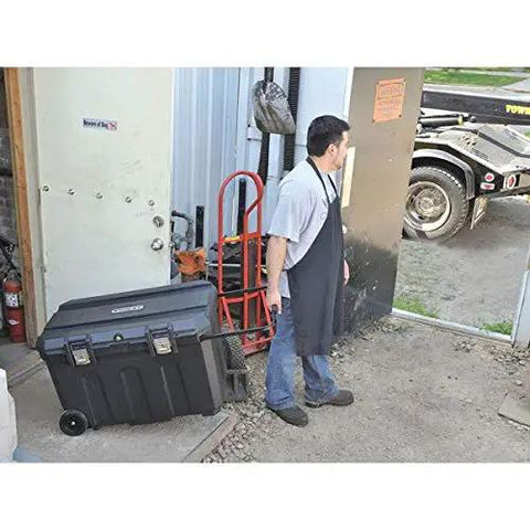 Heavy Duty 50 Gallon Rolling Storage Chest Built Like A Tank With Secure Lock Hella Spacious Interior Moves Smooth On Coated Rubber Wheels For Garage Workshop Home