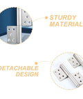Detachable Flag Hinge Set Stainless Steel Weld On 5 Inch Heavy Duty Door Hinges 2.5mm Thick For Bathroom And Fire Doors