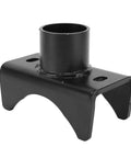 Side view of Axle Adapter Lifting Saddle Beefy Heavy Duty 2 Inch Carbon Steel Square Shaft Bottle Jack Adapter for vehicle repair