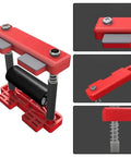 Compact Threading Aid For Cable Pulling In Tight Spaces With High Strength Spring Non Slip Base And Smooth Recoil For Stable Safe Wire Management For No Hassle Quick Install, 94x30x80 mm metal plastic