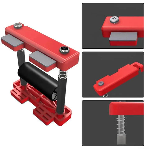 Compact Threading Aid For Cable Pulling In Tight Spaces With High Strength Spring Non Slip Base And Smooth Recoil For Stable Safe Wire Management For No Hassle Quick Install, 94x30x80 mm metal plastic