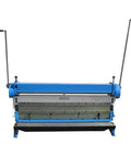 3-In-1 Sheet Metal Shear, Finger Pan, Box Brake Bender, and Slip Roll, 40 Inch, 16 Gauge, Heavy-Duty Tool
