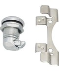 Chrome Showroom Style Push Button Fuel Door Panel Latch Kit For Harley Touring Electra Glide 1992 Through 2024 components