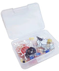 DIY Soldering Practice Kit For Beginners PCB Board Brooch Decoration With Skeleton Unicorn Heart And Insect Shapes in box