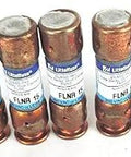 FLNR15 Time Delay Fuse Heavy Duty 15 Amp 250 Volt AC RK5 Pack of 5 for Industrial Electronics