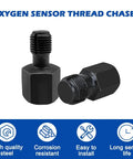 Oxygen Sensor Thread Chasers Kit, Pro Grade Two-Piece Set With M18x1.5mm And M12x1.25mm Threads, Three Eighths Drive