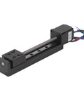 100mm Stroke Linear Slide Table With 28 Stepper Motor, single rail motion stage, alloy CNC component for X Y Z axes