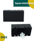 Magnet Switch For Sliding Gate Opener Replacement Magnetic Limits Two Pack, featuring square design for easy home gate control
