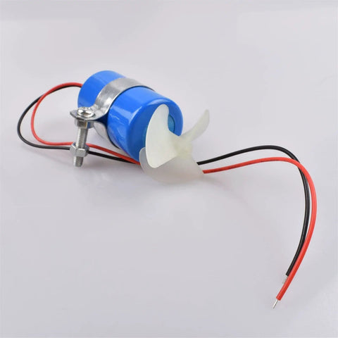 RC Jet Boat Underwater Thruster Motor 7.4V 16800 RPM with 3-blade propeller for DIY micro submarine and bait boat