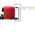 Replacement Water Tank For C50 And D50 Coffee Machines With Covers And Storage Tray next to a red coffee machine