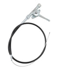 Rock Solid Compactor Throttle Cable Assembly 56035046 with steel core for heavy duty garden machinery engine control linkage.