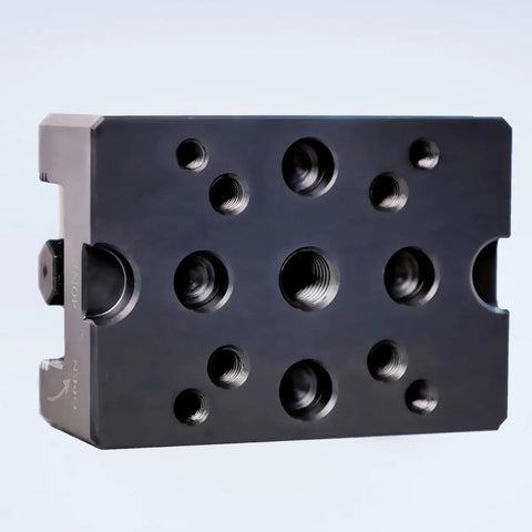 Self-Centering Vise For CNC And Medium Workpieces With 50 To 75mm Jaw Opening, 40Nm Torque, 4CR13H Steel Build, Plus Minus 0.03mm Precision