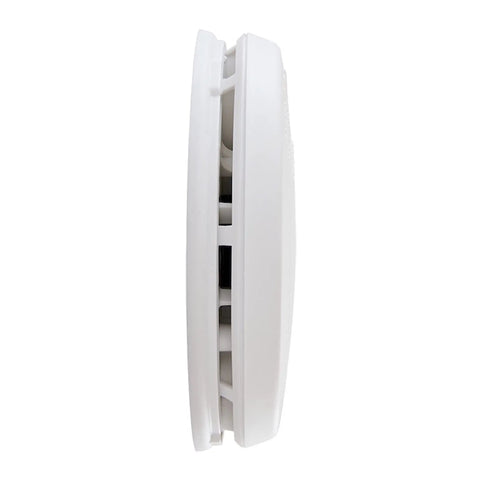 Side view of Combo Smoke And CO Alarm With 10 Year Battery And Voice Alerts, Location Alerts Show Where The Danger Is, Slim Low Profile Design.