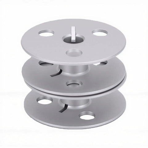 Heavy Duty Four Hole Aluminum Bobbin With Cnc Machined Precision Balance Dead Nuts Exact Alignment And Smooth Operation For Durkopp 1767 767 867 887 Industrial Sewing stacked view