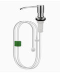 Built In Kitchen Soap Dispenser With 47 Inch Extension Tube No Refills Needed Durable 304 Stainless Steel Brushed Nickel Finish