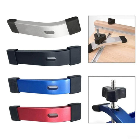 Flush Mount T Slot Clamp For Woodworking, Real Workhorse Aluminum T-Track Pressure Plate With Even Pressure Distribution