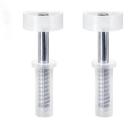 Spring Loaded Bi Fold Door Top Roller Guide Wheel And Top Pivot Kit for closet and cabinet doors, nylon and metal construction.
