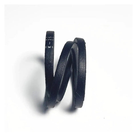 5 Pack Triangular Rubber Timing V Belts For Washing Machines And Appliances, low-noise black rubber belts stacked