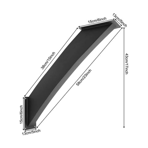 Beefy 4x4 Pergola Brackets For Wood Posts And Beams Black Iron Corner Support Braces For Treehouse Pavilion Garden Cottage Heavy Duty Angle Brackets In 15 Or 23 Inch Length