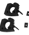 Pack of 2 Heavy Duty Rubber Shovel Holder Mount With Quick Release Clamp Space Saving Tool Bracket for versatile use