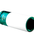 Non Marring 22mm Lug Nut Socket For 1/2 Inch Drive, 6 Point Wheel Protector Impact Socket, Cr-Mo Steel, green sleeve