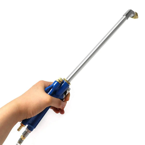 Air Blow Gun For Engine Cleaning With Long Nozzle And 4 Ft Hose Pneumatic Degreaser Sprayer Tool, handheld view