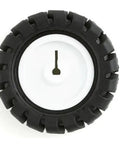 4 Pack Mini N20 Gear Motor Wheels With Rubber Tires 3mm Shaft D-Hole Replacement for DIY Robots RC Cars Boats