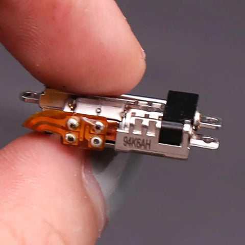 Badass Compact Linear Actuator Packing Smooth Planetary Gearbox And Solid Metal Mini Stepper Motor 2 Phase 4 Wire Dead Silent Performance Slick 10 Mm Throw For Garage Projects And Mods close-up of stepper motor with metal casing and wiring.
