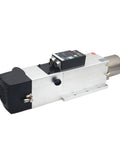 Top Shelf Air Cooled Spindle For CNC Router Featuring Automatic Tool Changer And ISO30 Fast Change Mount, heavy duty design.