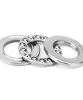 51206 Plane Axial Ball Thrust Bearing Replacement For Machinery Equipment Low Noise Industrial Hardware Parts With Pro Grade High Precision Steel And Super Precise Raceway For Smooth Operation In High Speed Machines, steel rings and balls