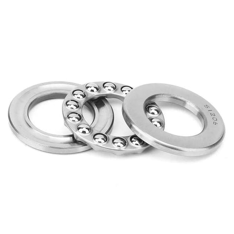 51206 Plane Axial Ball Thrust Bearing Replacement For Machinery Equipment Low Noise Industrial Hardware Parts With Pro Grade High Precision Steel And Super Precise Raceway For Smooth Operation In High Speed Machines, steel rings and balls